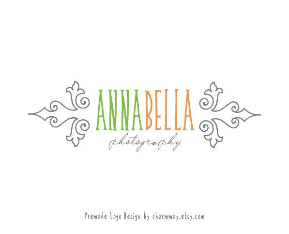 Premade  Photography Logo and Watermark  - Customized Premade Logo Design  -  Custom Business Logo Design - Photography Props