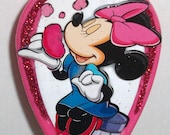 Mini Mouse-Fan Art- Baby Girl- Soft Hair Brush- Comes with a Solid Bright Pink Matching Comb