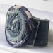 Denim Flower Cuff,  fabric Jewellery, Upcycled Accessory, Repurposed Denim Cuff