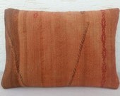 VINTAGE Home Decor Embroidered Handmade Turkish Kilim Pillow Cover,Outdoor Indoor Decorative Throw Pillows,Lumbar  Pillow,Bolster  Pillow.