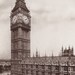 Big Ben, WESTMINSTER, LONDON, Real Photograph Vintage 1930s Postcard, Stamped and Postmarked and Handwritten, Valentine's