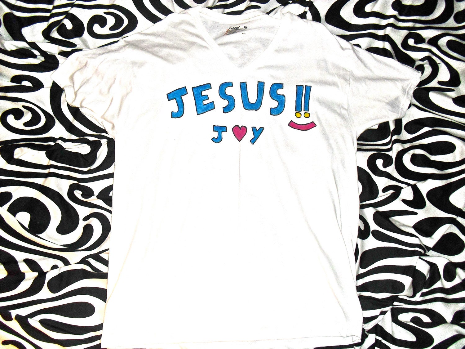 Jesus Joy Hand Painted Shirt