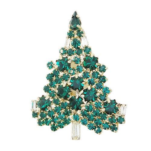 Items similar to Vintage Inspired Swarovski Crystal Christmas Tree