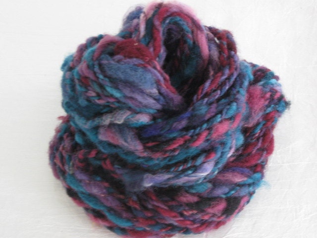 Handspun Yarn - Grab Bag Mini Skein - 22 yards 2-Ply Bulky Weight