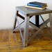 Industrial Raw Steel Side Table