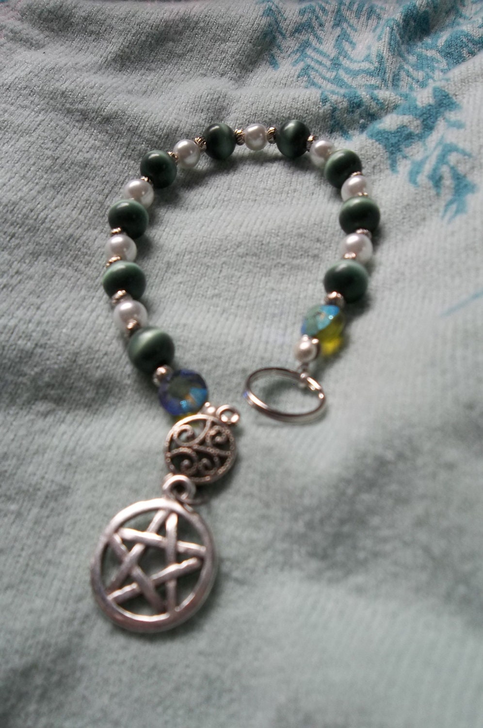 Pentacle Prayer Beads for God Goddess Worship
