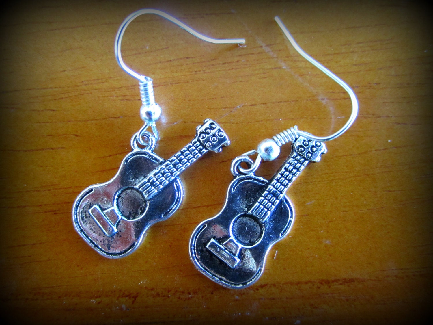 guitar earrings