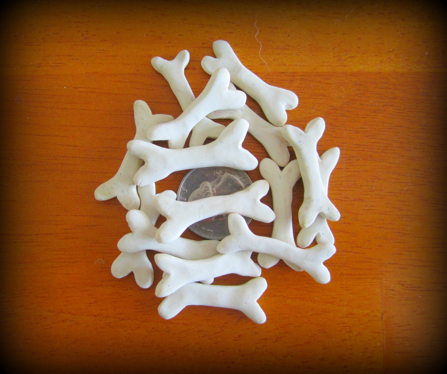 20 Bones for crafting DIY project mixed media polymer clay