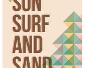 Tribal, Surf Print - Sun, Surf and Sand