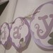Happy first 1st Birthday Banner girl birthday party sign decorations