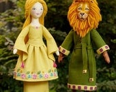 Beauty and the Beast - Set of TWO PDF ePatterns - Wool Felt Dolls