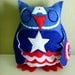 Avengers Captain America Owl Plush