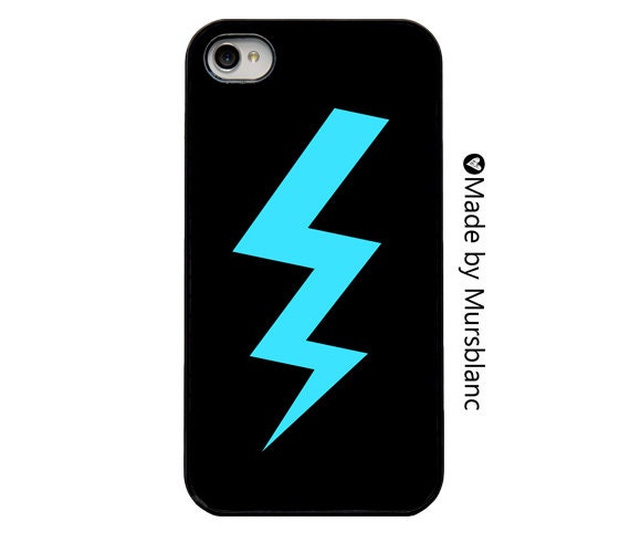iphone 4 case. Lightning bolt, Thunder bolt, Weather, Storm, Pink, Magic bolt
