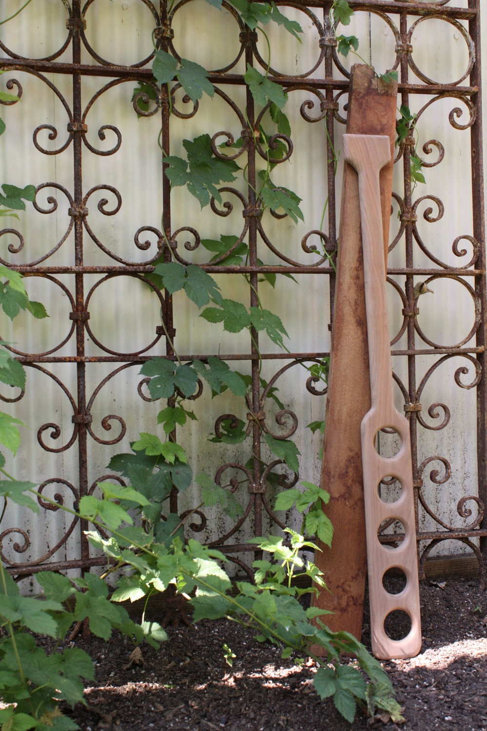 Handmade Walnut Mash Paddles