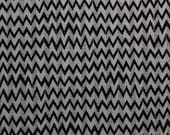 A Ghastlie Angle in Smoke - 1/2 Yard - Cotton - Alexander Henry Fabrics - Chevron Fabric - Alexander Henry - Black and Gray Fabric
