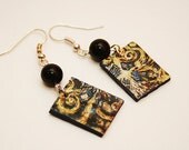 Van Gogh 's exploding Tardis earrings