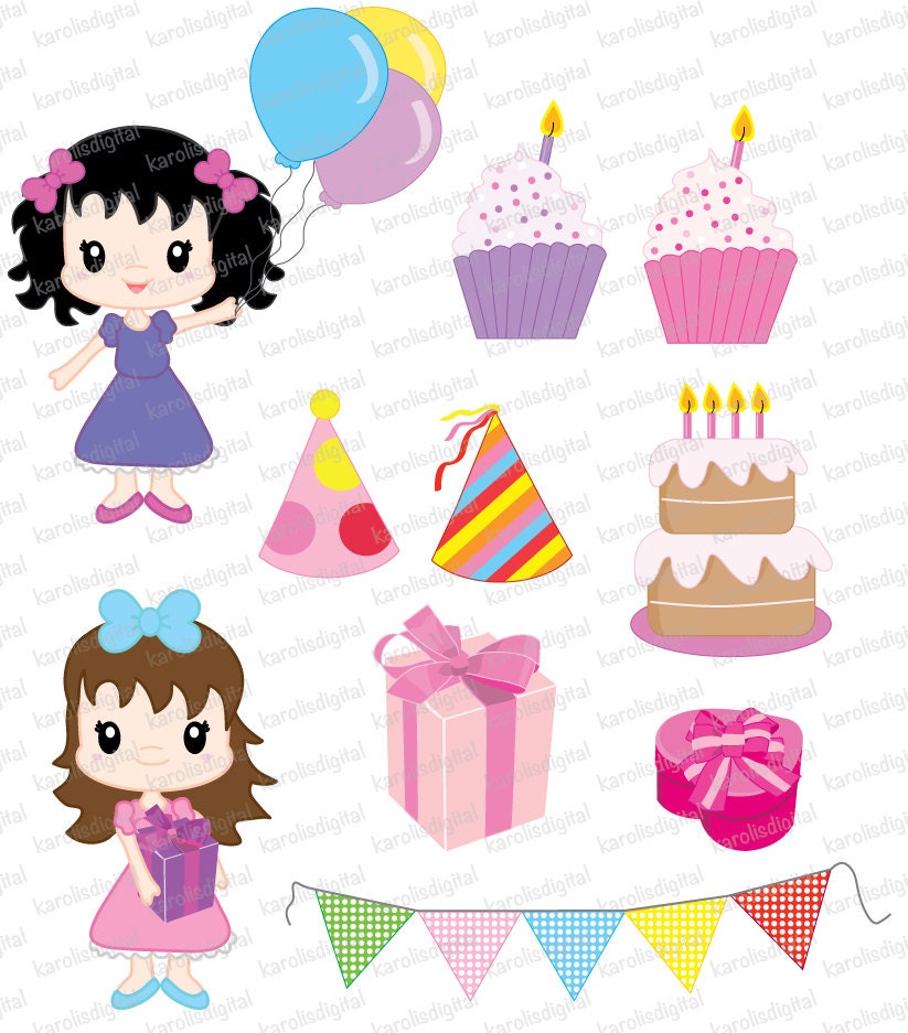 free clip art party girl - photo #20