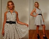 vintage Norma Kamali OMO halter mini dress