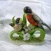 Lefton Red Robin - KW467 - Bird Collectible