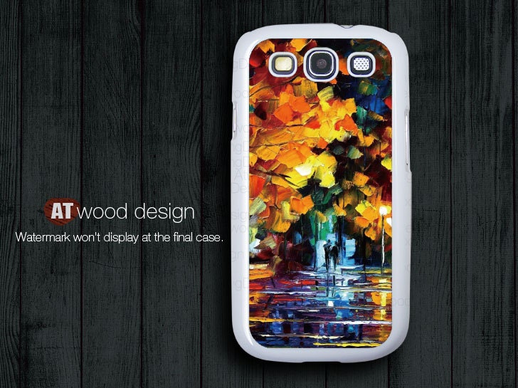 Samsung phone Case Samsung Galaxy S3 i9300  Galaxy SIII case Case rain and street painting  design
