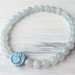 SERENITY & MEDITATION Aquamarine with OM Bead