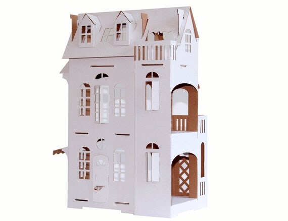 Villa Cartabianca nr 9 - Cardboard dollhouse