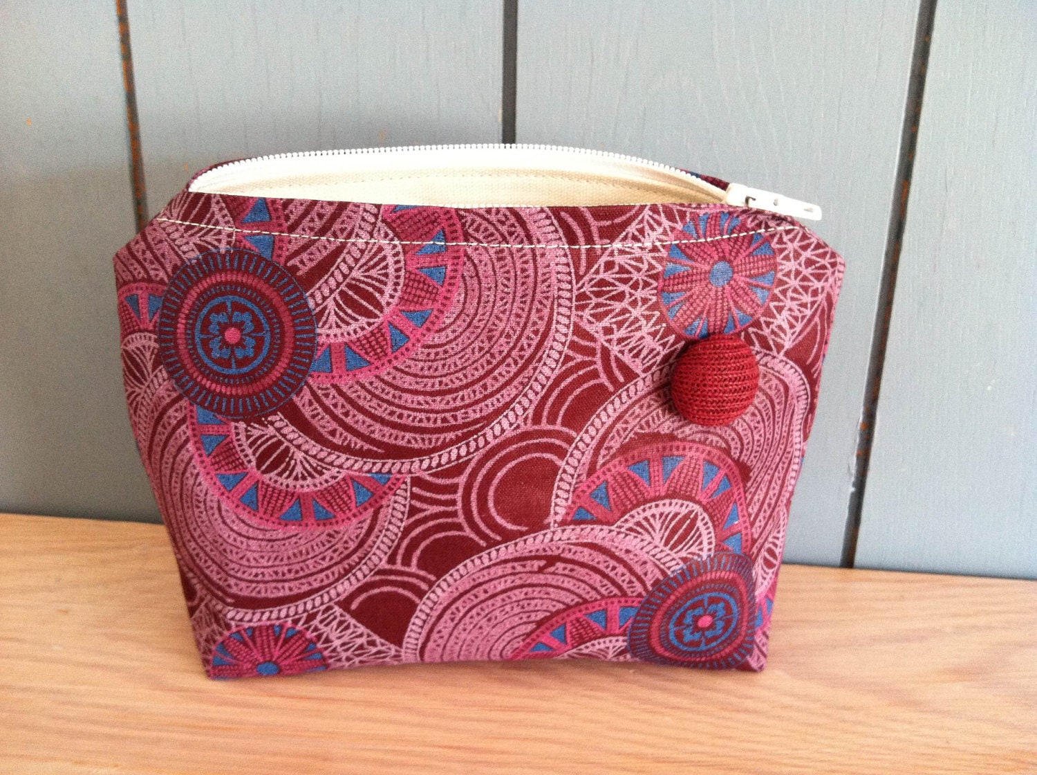 African Magic // Cosmetic bag // 100% African cotton "Java"