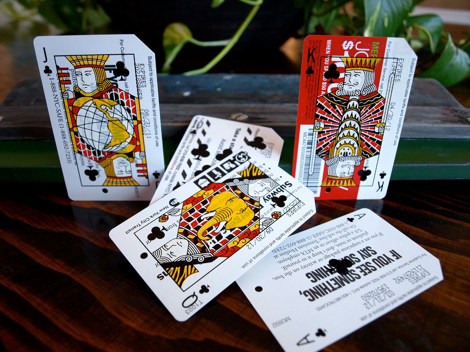 Metrodeck Playing Cards: Clubs Royal Flush Set