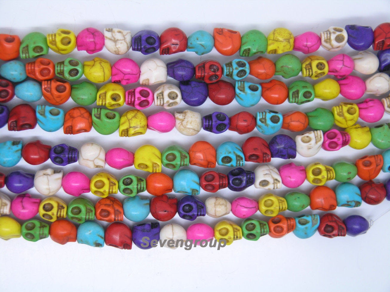 Stone Skull Beads