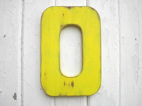 Wooden Wall Letter O Rustic Wedding Initial Photo prop Nursery Letters Kids Wall Art Cabin Cottage Decor Wood Signage