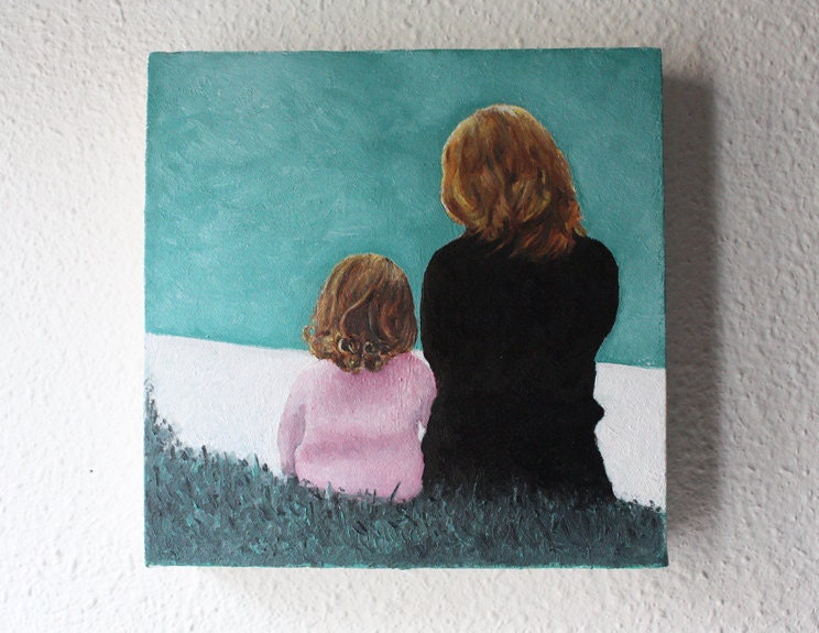 SPRING OFFER To the lake Etsy oil painting canvas for the wall