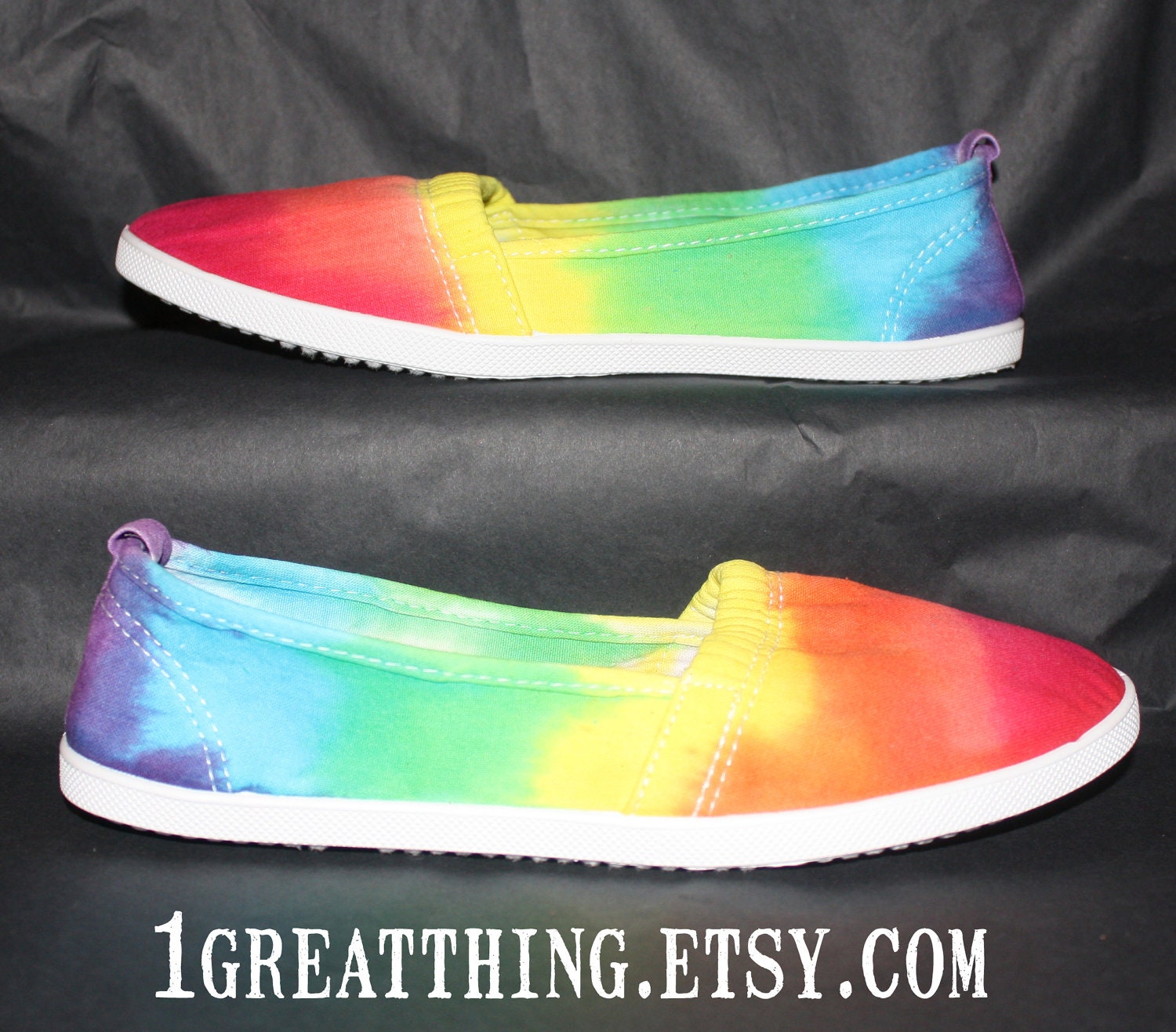 Tie Dye Shoes  - Size 10 - READY to SHIP