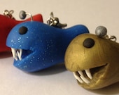 Anglerfish Keychain (Handmade, Polymer Clay)