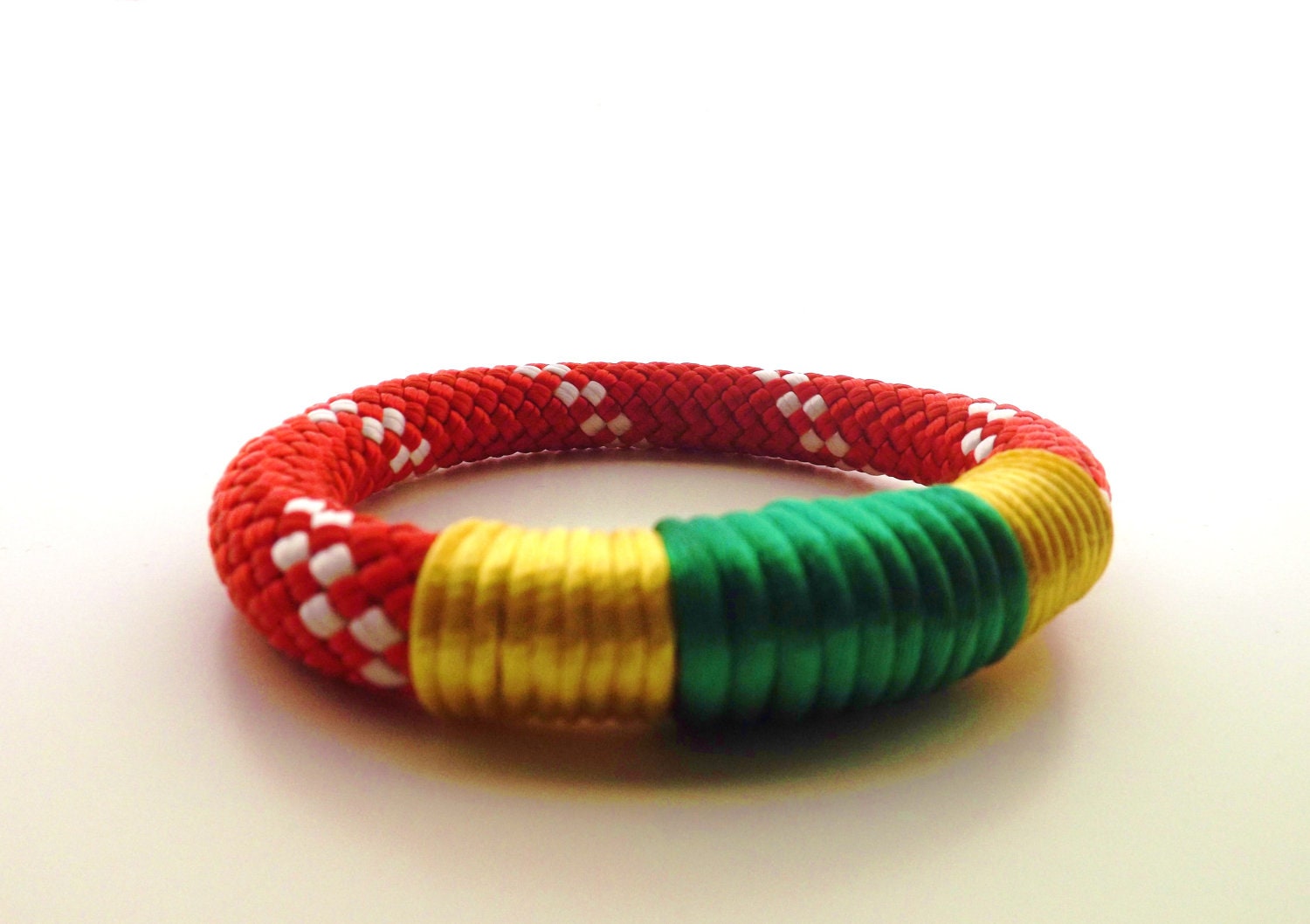 Red Marine Cord Bangle
