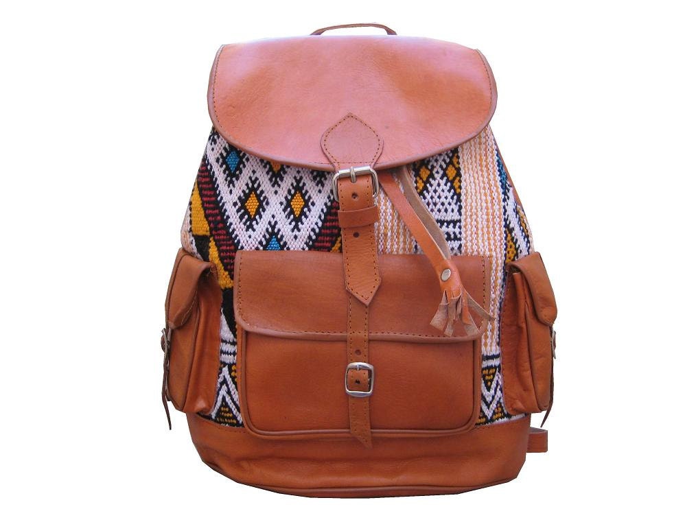 Handmade Leather Backpack Satchel Messenger Rucksack, school college vintage handbag  travel bag