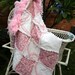 Baby Vintage Chenille Patchwork Rag Blanket