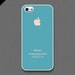 iPhone 5 Case - Simple color //   dark cyan & misty rose - also available in iPhone 4 and iPhone 4S size