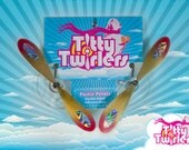 Titty Twirlers - Propeller Pasties - Go Go Gold/Whimsical Watermelon