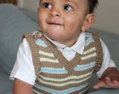 Boy's Striped Tank Top  to fit age 12- 18 months