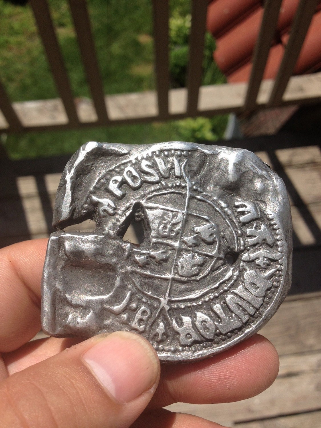 Goonies Doubloon Replica in Solid Pewter