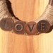 Recycled Horseshoe- Love