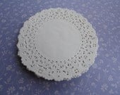 Normandy 5 inch French Lace Design Paper Doilies Set of 25