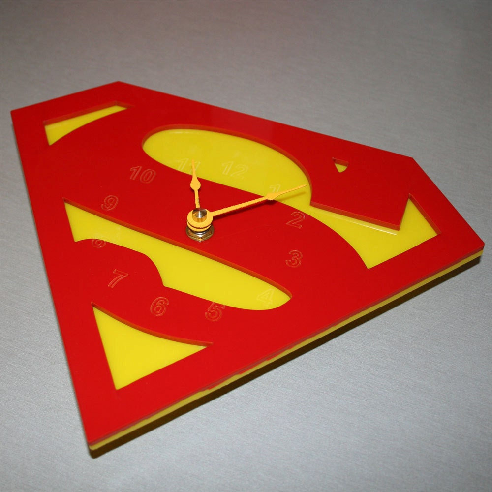 Superman Clock