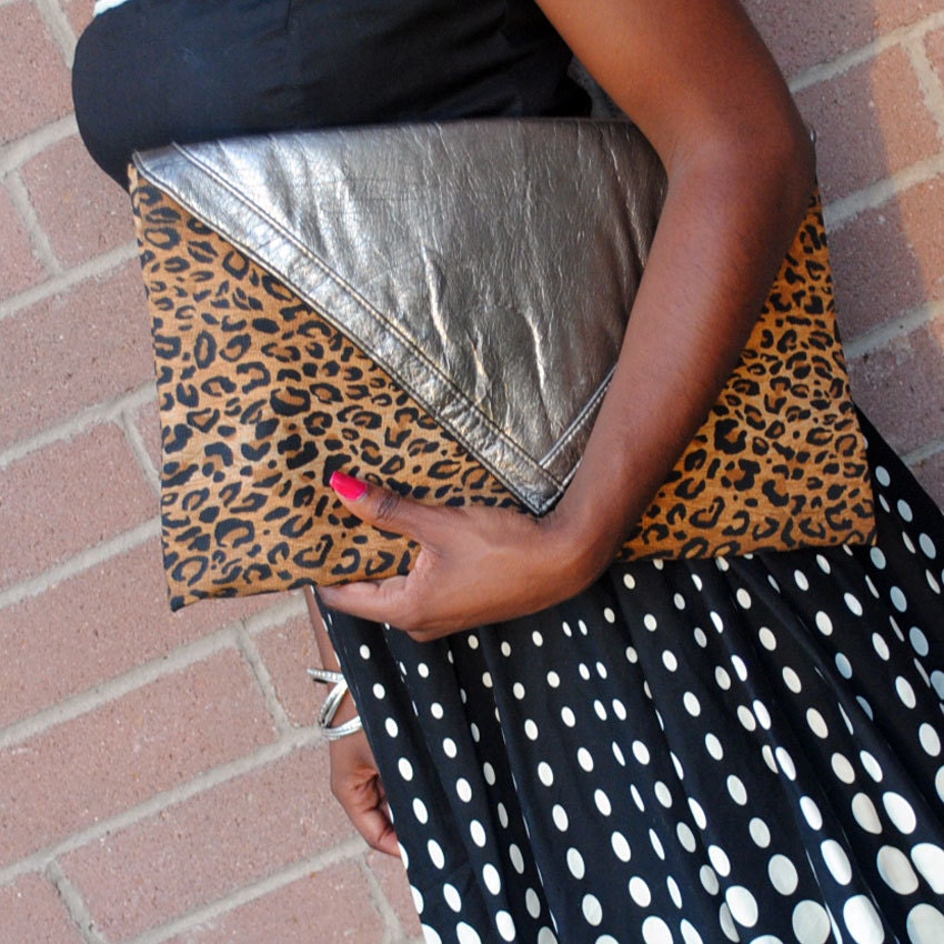 Leopard Clutch Cover