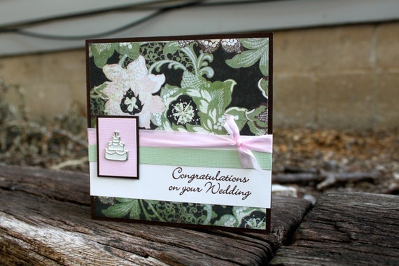 Elegant, Pink Wedding Card, Pretty Wedding Card
