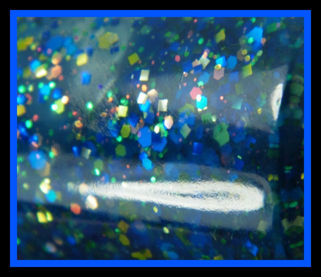 Fantasea: hand mixed glitter nail polish Full size .5 oz. Coco Allure