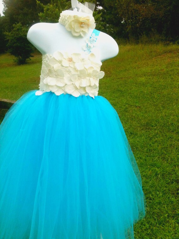 flower Girl tutu dress, Infant/toddler tutu dress Il_570xn