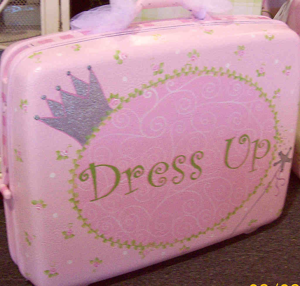 Dress up Suitcase(C)   Pink Girls Princess crown night out FREE SHIP