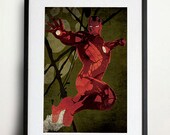 Iron Man Retro Pop Art A3 Poster Print