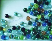 vintage glass marbles lot of 70 vintage game